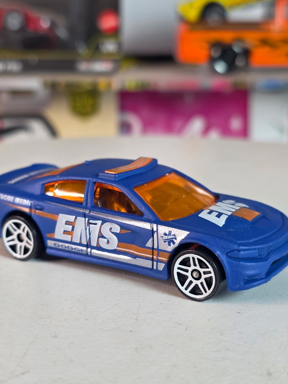 Hot Wheels 2015 Dodge Charger SRT EMS Rescue Medic Loose